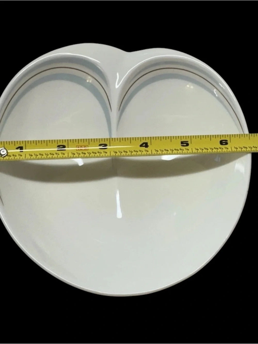 Royal Doulton Impressions Shell Tray Dish 1982 Gold Trim Pastel Blue White